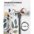 thumbnail image 6 of nqOlkjepod Outdoor Curtains for Patio Waterproof, Colorful Botanical Outdoor Privacy Panels Grommet, Spring Summer Leaf Floral Pastoral Blackout Outside Curtains for Porch/Cabana 54"x84", 1 Panel, 6 of 8