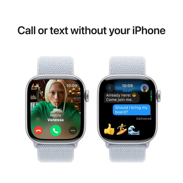 Apple Watch Series 10 GPS 46mm Silver Aluminum Case with Apple Watch Series 10 GPS 46mm Silver Aluminum Case with