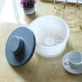 thumbnail image 3 of Abbracc Electric Salad ner Vegetable Dryer Quick Drying Household Drainer Storage Drying Gray, 3 of 7