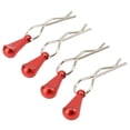 thumbnail image 2 of 4Pcs RC Body Clip Pin Stainless Steel R Shape Universal for 1/8 1/10 Remote Control Car Red, 2 of 8