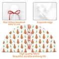 thumbnail image 4 of Rateoe Cute Carrot Print Print Christmas Tree Skirt 36" for Xmas Holiday New Year Party Circle Tree Mat Ornaments Decoration, 4 of 7