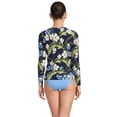 thumbnail image 2 of Lands' End Women's Petite SunShade UPF 50 Long Sleeve Rash Guard Swim Tee, 2 of 3