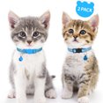 thumbnail image 6 of Taglory 2 Pack Cat Collar with Bell, Breakaway Reflective Collar, Adjustable 7.5"-12.5", Skyblue, 6 of 7