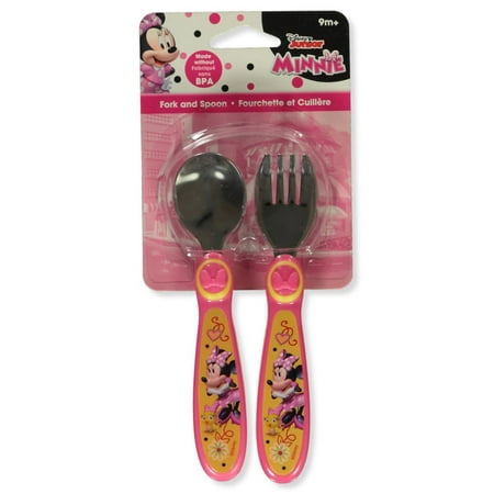 

Disney Minnie Mouse Baby 2-Piece Flatware Set - fuchsia one size