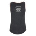 thumbnail image 2 of Harley-Davidson Women's Distressed Flames B&S Sleeveless Tank Top, Black (L), Harley Davidson, 2 of 2
