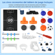 thumbnail image 3 of Juego De Mesa Didacticos Futbolín De Mesa Multifuncional 5 En 1 Regalo Para Niños Y Adultos Xtellar negro, 3 of 4