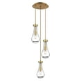 thumbnail image 2 of 113-451-1P-BK-G451-5SM Innovations Lighting Owego - 3 Light Cord Hung Pendant In Art Deco Style-11.25 Inches Tall and 12.63 Inches Wide-Matte Black, 2 of 5