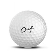 Cut Golf Red 2 Piece Ionomer Golf Balls, 24 pack, White