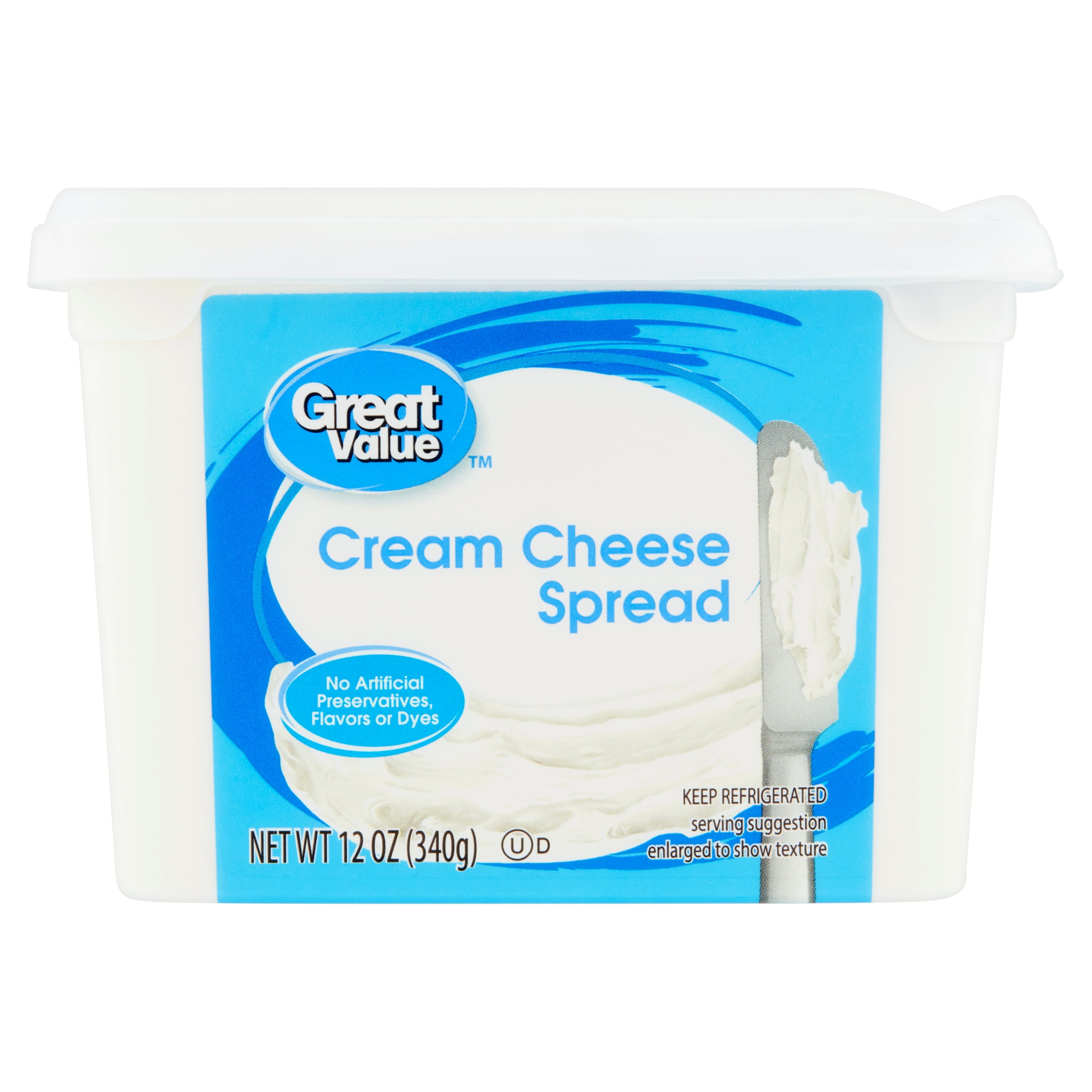 Great Value Cream Cheese Spread round, 12 oz