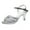 Silver, variant on sandals with heels women's summer sandals Womens Fashion Casual Fish Mouth Buckle Spring And Summer Fashion High Heel Sandals high heel shoes