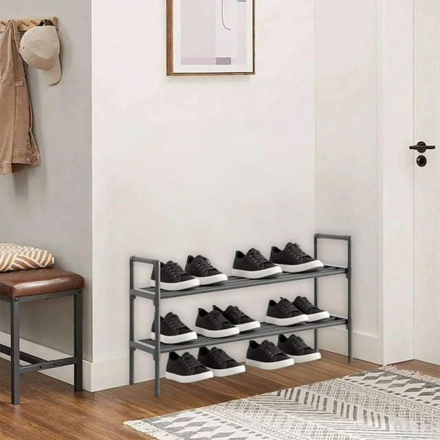 Shoe Rack Extra Large Shoe Storage Rack Shoe Storage Rack Sturdy Shoe Rack For Wardrobes Garages And Hallways Stackable Shoe Rack For Entrance