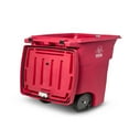 thumbnail image 4 of Toter B1916429 RMN64-00RED 2-Wheel Medical Waste Cart - 64 gal - Red, 4 of 7