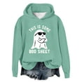 thumbnail image 2 of This Is Some Boo Sheet Halloween Hoodies for Women 2025 Funny Ghost Graphic Hoodie Sweatshirt Pullover Tops, 2 of 5