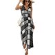 thumbnail image 1 of Vestido De Noche De Lujo Sin Mangas Para Mujer, Abstract Geometrical Vestido De Fiesta, 1 of 5