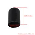 thumbnail image 1 of BQLZR 10 Pcs Embouts Ronds en PVC Souple Protecteur de Filetage Noir Manchon Isolant 12mm, 1 of 5