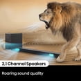 thumbnail image 5 of Restored Hisense HS2100 2.1 Channel Sound Bar with Wireless Subwoofer,Black, 5 of 9