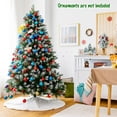thumbnail image 3 of Gymax 6 FT Artificial Snowy Christmas Tree Hinged Xmas Tree Holiday Decoration, 3 of 10