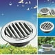 thumbnail image 2 of 80mm Langray Stainless Steel Round Vent - Bathroom Office Head Space Exhaust Air Circulation Grille, 2 of 5