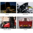 thumbnail image 4 of Bike Rear Light, Wide Application Yellow ABS 4 Modes Remote Control Bike Turn Signal  LED Screen 150m Visibility  For Skateboards, 4 of 8