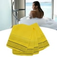 thumbnail image 2 of 5Pcs Korean Italy Asian Exfoliating Bath Washcloth Body Scrub Shower Soft Towels Yellow, 2 of 9