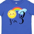 thumbnail image 4 of Inktastic I'm 3 Third Birthday Sun Rainbow Boys or Girls Toddler T-Shirt, 4 of 5
