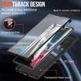 thumbnail image 4 of for Samsung Galaxy S22 Ultra Clear Case, 360° Full Body Protective Shockproof Anti-Scratch Cover Galaxy S22 Ultra, Slilcone TPU Slim Thin for Samsung S22 Ultra Front + Back Dual Layer Protection, 4 of 14