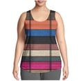 thumbnail image 1 of Wzzjkit Débardeurs pour Femmes Mode Été Décontracté Imprimé Ample Taille Col Rond Camisoles, 1 of 6