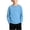 Sky Blue, variant on FAIWAD Boys Girls Long Sleeve Tops Kids Crewneck Casual Solid Color Pullover Basic School Daily Outdoor Clothes