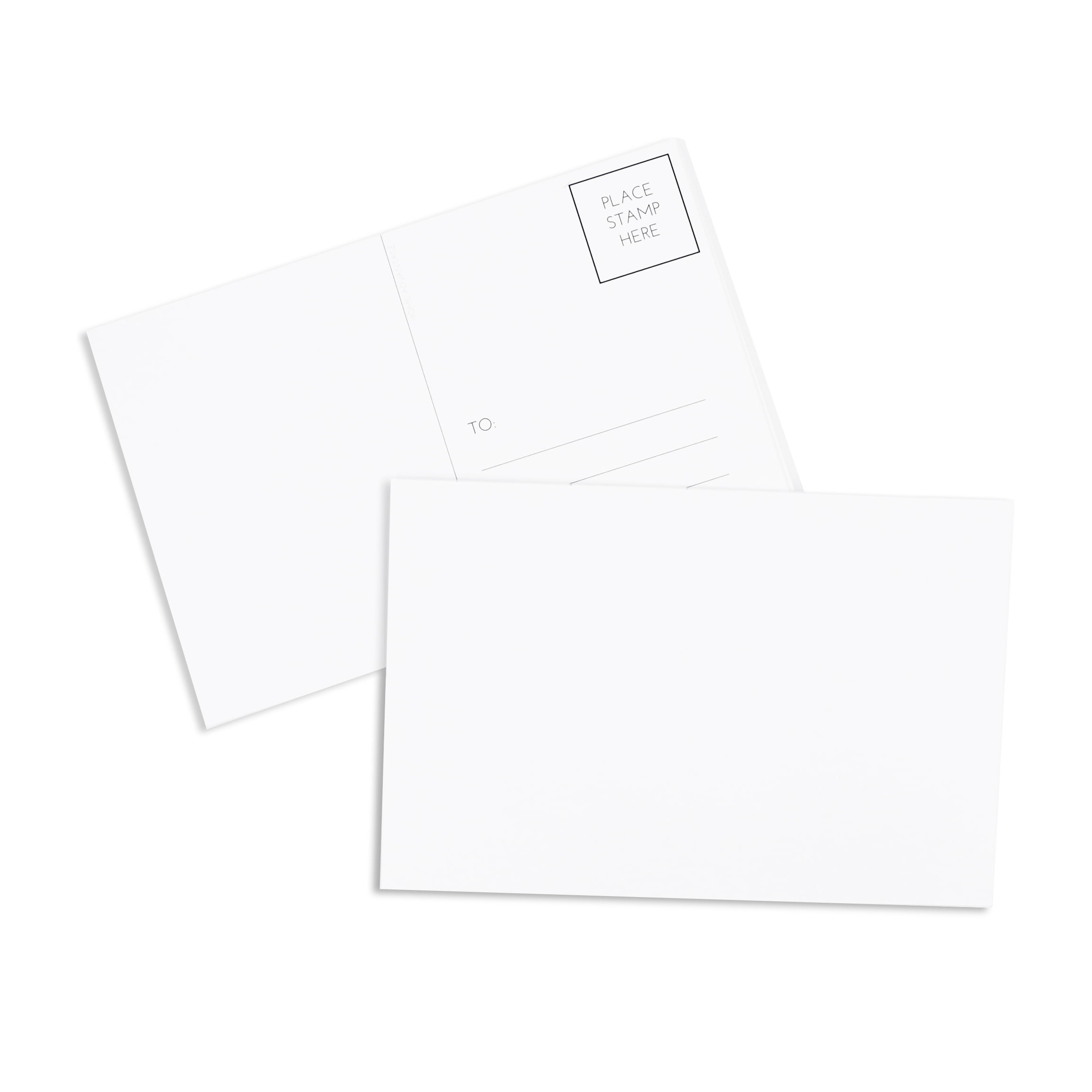Home Advantage 50 Pack Blank Plain White 4x6 Postcards with Mailing Side