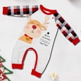 thumbnail image 5 of Onlypjs Santa & Reindeer Plaid Family Matching Christmas Pajamas – Holiday Sleepwear Sets for Women, Men, 5 of 7