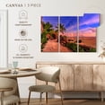 thumbnail image 5 of Elephant Stock La Digue Sundown Wall Art - Horizontal Multi Panel Canvas - Living Room Wall Decor - Beach Multi Panel - Beige And Green Decor - 45" x 28", 5 of 8