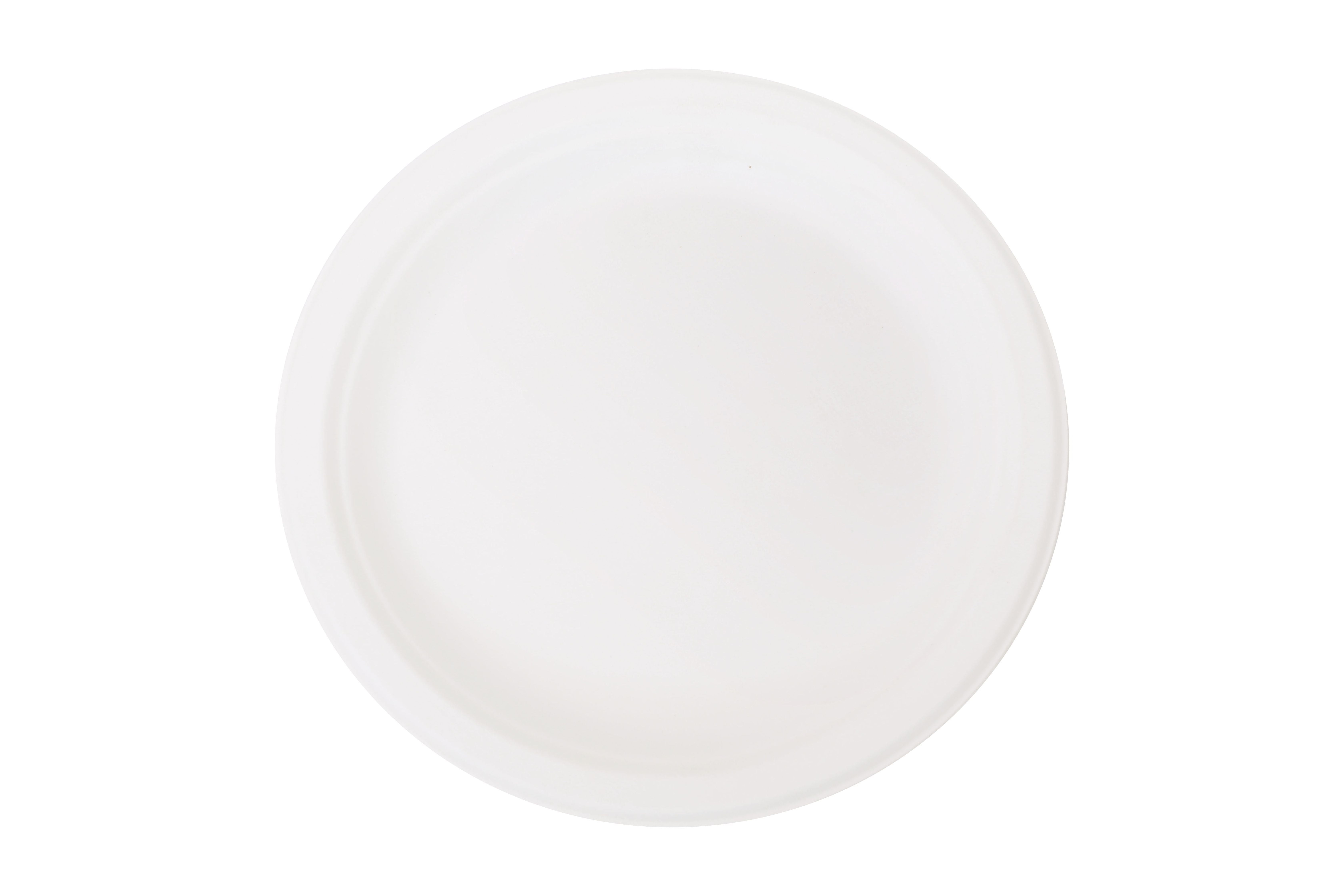 Great Value Compostable Disposable Paper Plates, 8.5", White, 20 Count