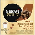 thumbnail image 4 of NESCAFÉ GOLD® Medium Roast, Roast & Ground Coffee Capsules Box of 30 Capsules, 4 of 7