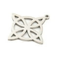 thumbnail image 2 of Non-304 Stainless Steel Pendants Laser Cut Witches Knot Wiccan Symbol Charm Stainless Steel Color 27x25x1mm Hole: 1.4mm, 2 of 3