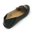 thumbnail image 5 of Victoria K Women's Foldover Quilted Gold Chain Ballerina Flats, 5 of 7