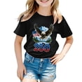thumbnail image 5 of mgoYE America 250th Anniversary Shirt Girls 4th of July Shirt Girls Boys 250 Years American Anniversary Shirt(Black,5-6 Years), 5 of 5