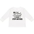 thumbnail image 3 of Inktastic My Best Friend is My Step Mother with Hearts Boys or Girls Long Sleeve Toddler T-Shirt, 3 of 5