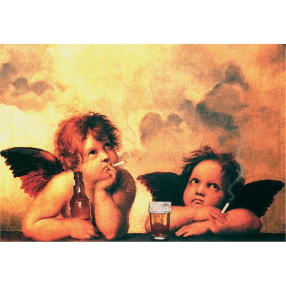 Fallen Angels - Sticker - 4 1/2" x 3 1/8"