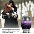 thumbnail image 4 of Yatskia Gold and Purple Mini Keepsake Urns For Human Ashes Adult Mom, Small Urn For Human Ashes Adult Dad, (Monar Pack of 4, 3 Inch), 4 of 8