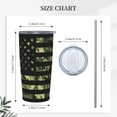 thumbnail image 4 of Camo Flag 20oz Tumbler with Lid and Straw for Men Women, Camouflage Flag Insulated Mug American Woodland Flags Stainless Steel Tumbler Double Wall Vacuum Travel Mug Coffee Cup, 4 of 6