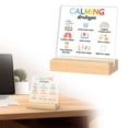 thumbnail image 2 of Back To School Acrylic Desk Decor Inspirational Motivational Stand With Base Cute Study Room Decor For Students丨N, 2 of 8