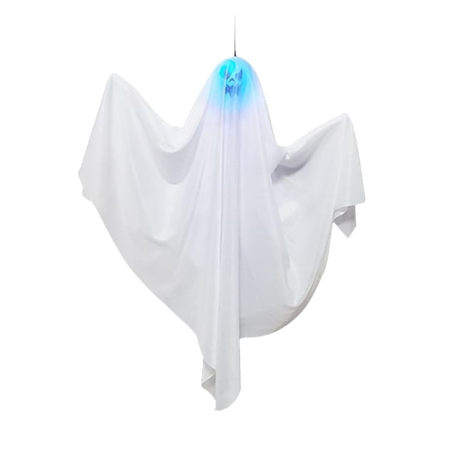 Decoración de escena de terror con fantasma colgante Fiudx color blanco brillante para fiesta de Halloween