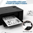 thumbnail image 6 of NefLaca Half Sheet Labels with Rounded Corner, White Shipping Labels - 5-1/2" X 8-1/2" - 400 Labels, 6 of 8