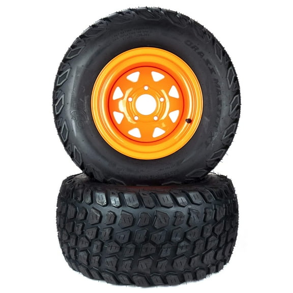 (2) Grassmaster XT Tire Assemblies 24x12.00-12 Fits Scag Cheetah 61" 72" 484024