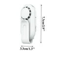 thumbnail image 3 of Portable Mini Personal Airflow Fan with USB Rechargeable Battery for Sports Activities and Facemask Ventilation, 3 of 7