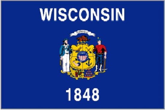 Multi Destination Wisconsin State/Wisconsin Vertical Flag 28 x 40State/Wisconsin Vertical Flag 28 x 40 NA 