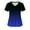 Dark Blue, variant on Up to 65 off!Lolmot Womens Ombre Print Stretch Scrubs Top - Short Sleeve V Neck Shirts Medical Workwear Breatheble Gradient Nursing Tops with Pockets