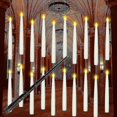 thumbnail image 1 of Halloween Decorations, 12pcs Floating Candles Led With Magic Wand Remote, Hanging Flameless Candles, Flickering Warm Light Candles Decor, 1 of 4