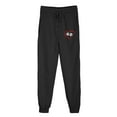 thumbnail image 3 of successthop Womens Breast cancer Sweatpant Fleece Pants with Pockets Printed Elastic Sportpants Drawstring Trousers Black, 3 of 4