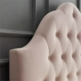 thumbnail image 4 of Pemberly Row Full Diamond Tufted Performance Velvet Headboard in Pink, 4 of 6